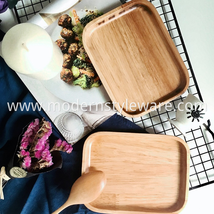 Natural Wood Plates